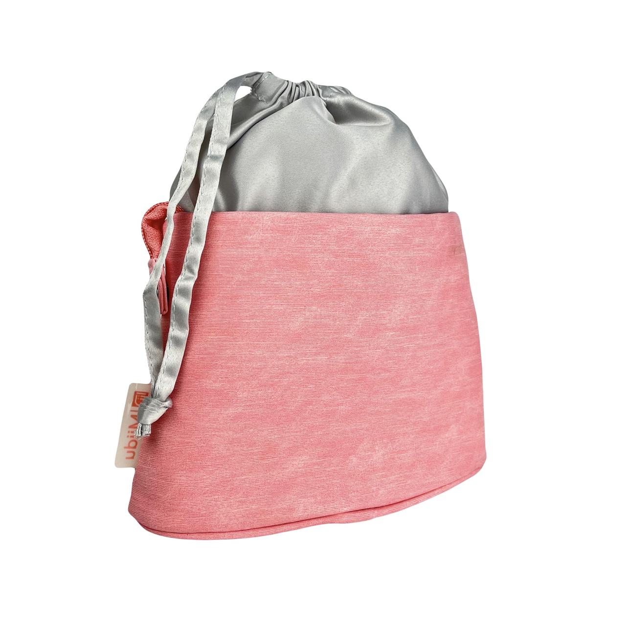 Косметичка з додатковим обсягом, Рожевий із сріблястим