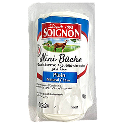 Сир козячий бюш де шерв (буше) Соігнон Soignon 110g 12шт/ящ (Код: 00-00015598)