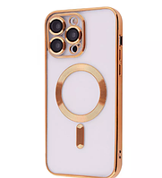 Чохол Metal Matte Case with MagSafe для iPhone 14 Pro Max (Gold)