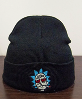 Шапка стильна коротка "Монатик" ABC чорна Леон