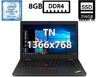 Ноутбук Lenovo ThinkPad L390/13.3 TN(1366x768)/Intel Core i5-8265U 1.60GHz/8GB DDR4/SSD 256GB/Intel UHD