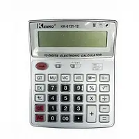 Настольный калькулятор на батарейках 1xAA CAL-6131-12 Серый