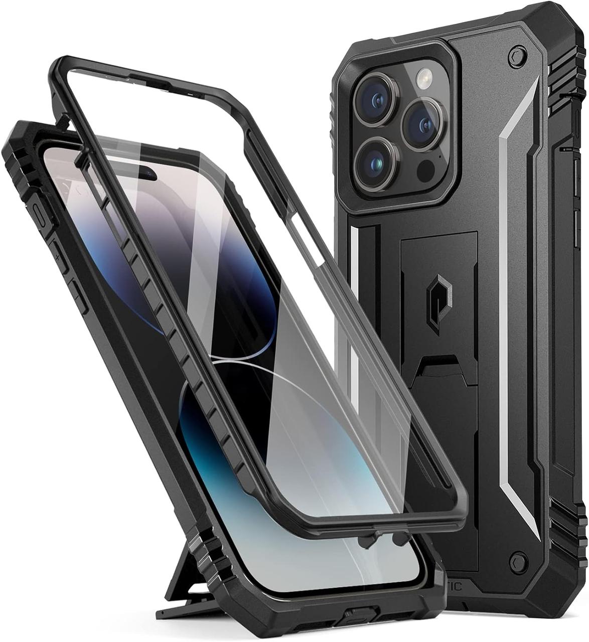 Захисний чохол 360° Poetic Revolution Series Black для iPhone 14 Pro Max