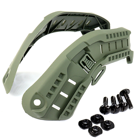 Бічні рейки для шолома ACH MICH 2000, Колір: Green