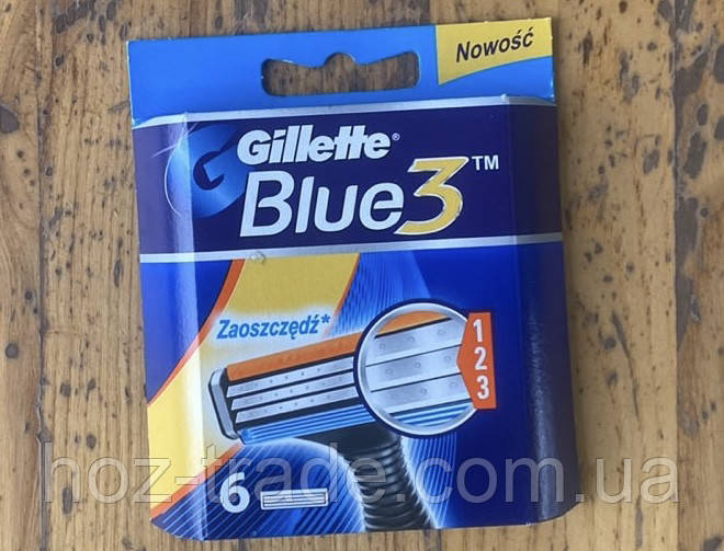 Gillette Blu 3 (Sensor Excell)  6шт.
