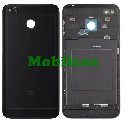 Xiaomi Redmi 4X, MAG138, MAE136 Задня кришка чорна, фото 1