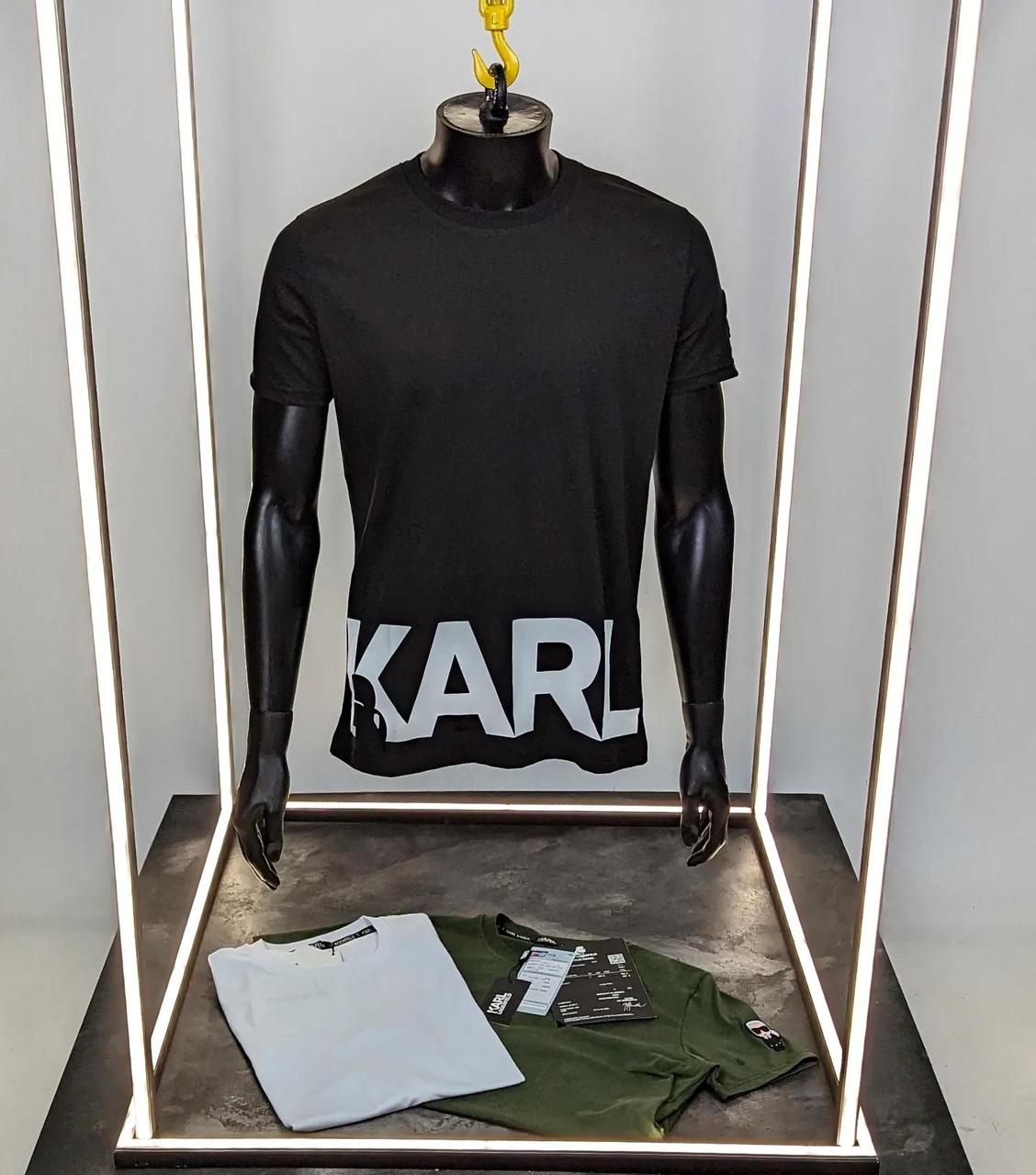 Чоловіча футболка Karl Lagerfeld CK7284 чорна S, XL, XXL.
