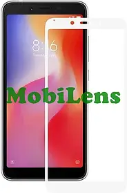 Xiaomi Redmi 6, M1804C3DG, Redmi 6A M1804C3CG Захисне скло біле