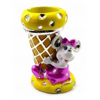 Мишка підставка під ручки (11х7х7 см)В