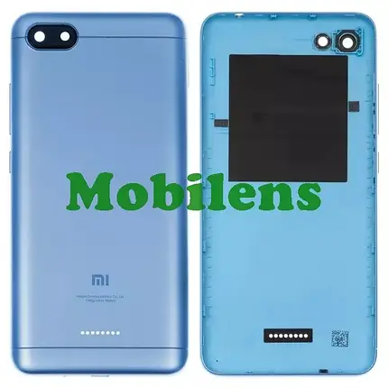 Xiaomi Redmi 6A, M1804C3CG Задня кришка синьо-блакитна *на 2 Sim-лотоки (без отвору під відбиток пальця), фото 1