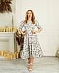 Літнє плаття "Забава" з легкої тканини софт із прекрасним яскравим принтом., фото 3