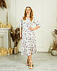 Літнє плаття "Забава" з легкої тканини софт із прекрасним яскравим принтом., фото 10