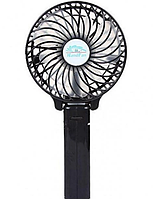 Ручной портативный мини вентилятор трансформер Handy Mini Fan с аккумулятором Black