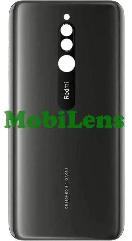 Xiaomi Redmi 8, M1908C3IG Задня кришка чорна * з отвором під відбиток пальця