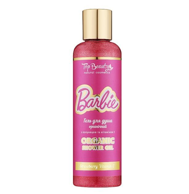 Гель для душу із шимером "Полуниця" Top Beauty Barbie Organic Shower Gel, 200 мл