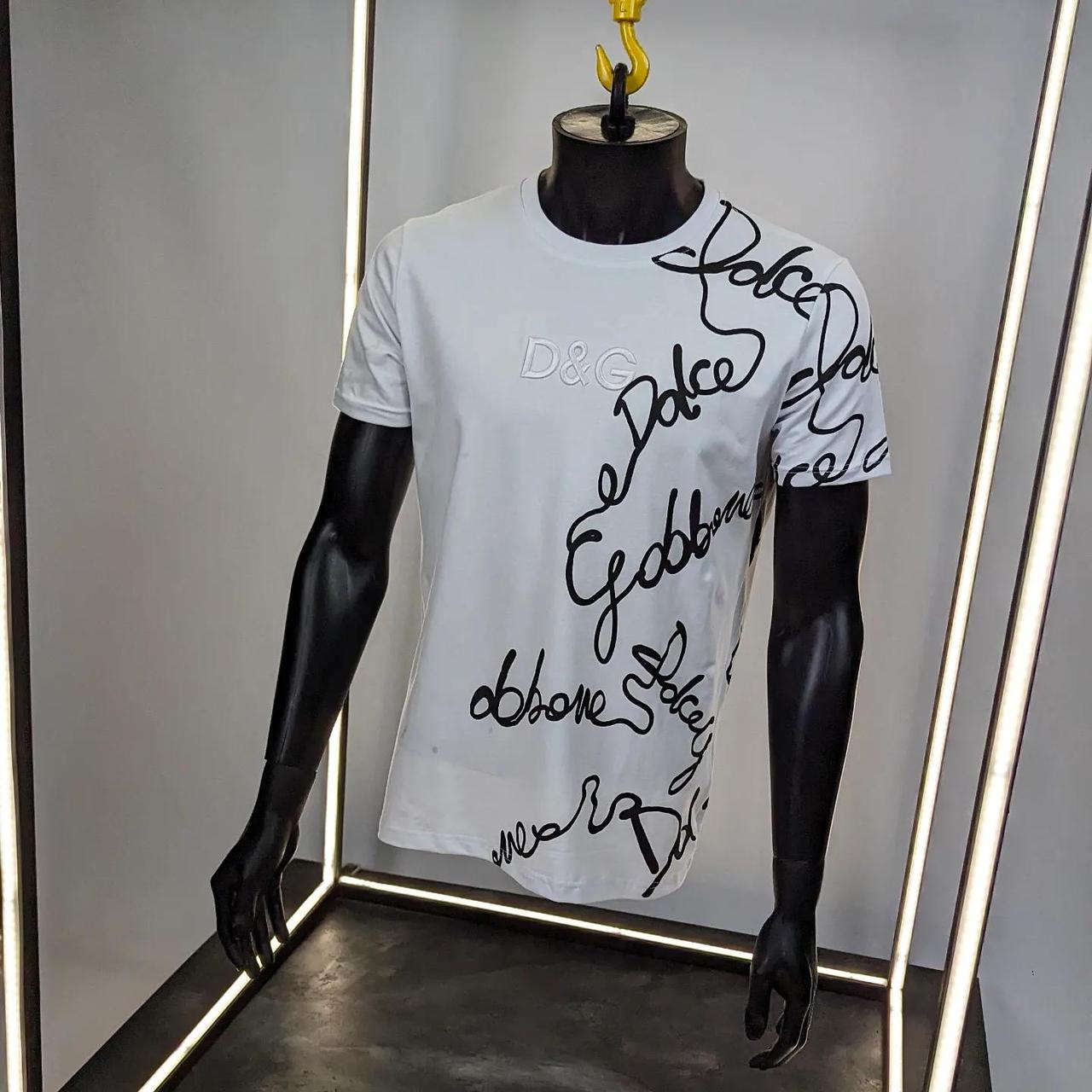 Чоловіча футболка Dolce Gabbana CK7288 біла L