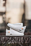 Чоловічі кросівки Nike Air Force 1 Low x Off-White White, білі кросівки найк аір форс офф вайт лов аїр, фото 2