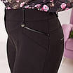 Жіночі укорочені брюки Сана Ада чорні, фото 4