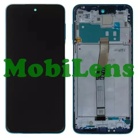 Xiaomi Redmi Note 9S, M2003J6A1G, Note 9 Pro M2003J6B2G, 9 Pro Max Дисплей+тачскрин *в синей рамке