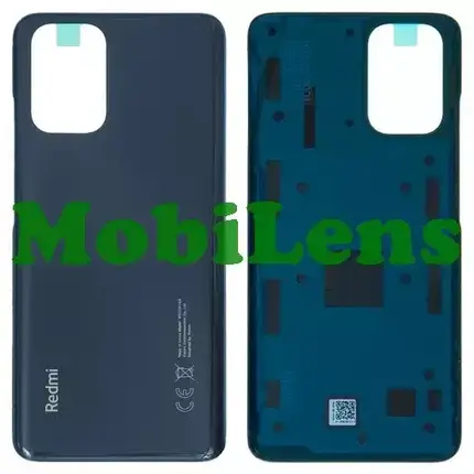 Xiaomi Redmi Note 10S, M2101K7BNY, Note 10 M2101K7AG Задня кришка темно-сіра, фото 1