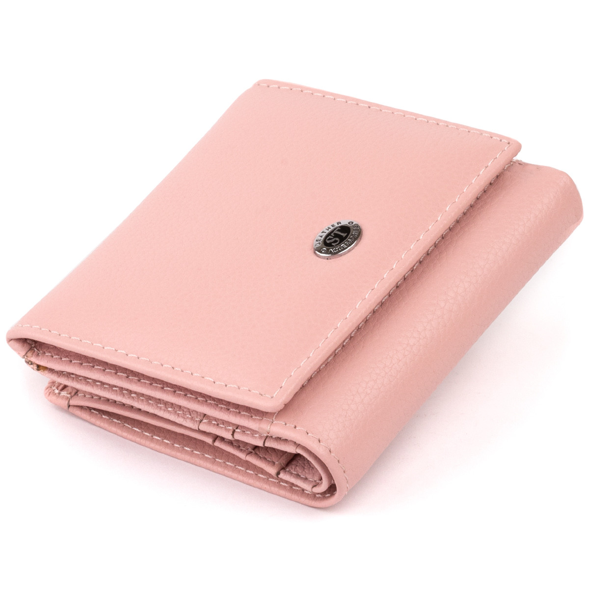 Компактний гаманець жіночий ST Leather 19258 Рожевий, фото 1