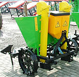 Дворядна картоплесаджалка Бомет (62 - 68 см) для мінітрактора (об'єм бункера 180л) з кроком посадки 29-32-35см, фото 7