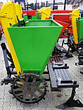 Дворядна картоплесаджалка Бомет (62 - 68 см) для мінітрактора (об'єм бункера 180л) з кроком посадки 29-32-35см, фото 4
