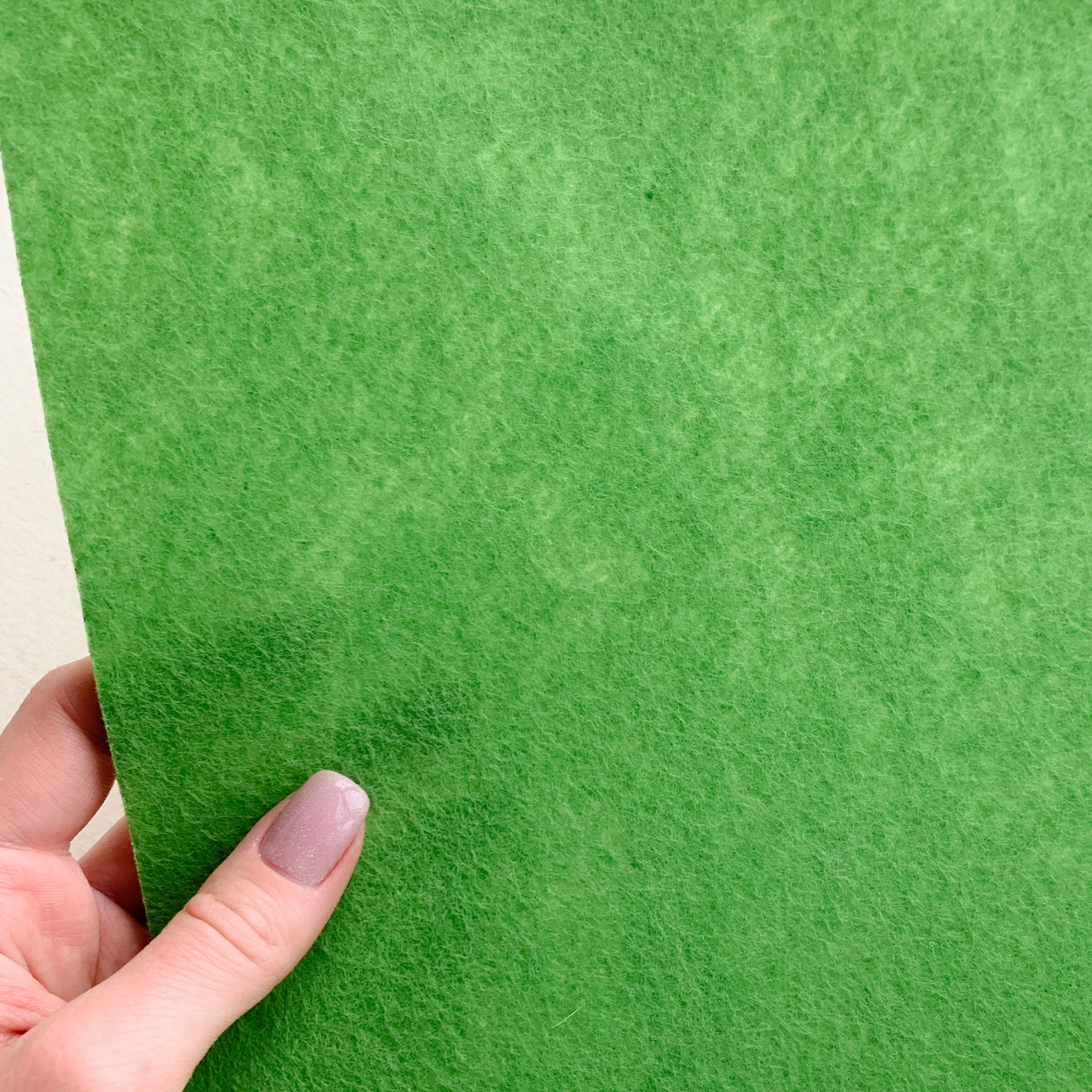 Фетр китайський 1-1.2 мм 19*22 см зелена трава, фото 1