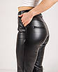 Жіночі брюки Меган чорні, сірі з екошкіри на кашемірі, 42, 44, 46, 48, 50, 52, 54 р-р, фото 6
