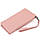 Гаманець-клатч зі шкіри з кишенею для мобільного ST Leather 19313 Рожевий, фото 2