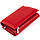 Горизонтальне портмоне зі шкіри жіноче на магніті ST Leather365 Червоне, фото 2