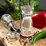 Набір ємностей для солі та перцю з функцією подрібнення Kamille KM-7053, фото 3