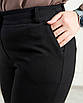 Жіночі ділові брюки Крісті чорні, сині з трикотажної тканини 44,46,48,50,52,54,56,58 р., фото 6