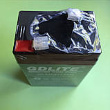 Акумулятор 6V 4 Ah для ліхтарів, світильників, ваг, фото 3