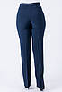 Класичні жіночі брюки синього кольору 64р, фото 4