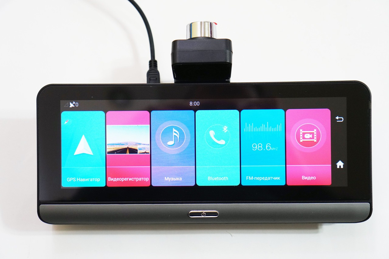 Навигатор на торпеду DVR K8 Android, GPS, 8" IPS Экран, 4 Ядра, 2/32 Gb, Регистратор с камерой заднего вида - фото 9 - id-p2078159044