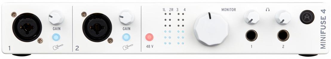 Аудіоінтерфейс Arturia MiniFuse 4 (White), фото 1