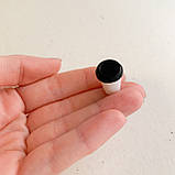 Мініатюра склянка з кришкою 1.8 см Чорно-біла, фото 2