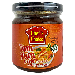 Паста том ям Шефс Чоіс Chefs Choice tom yum 220g 24шт/ящ (Код: 00-00015754)