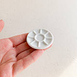 Мініатюра керамічна менажниця 4.5 см Біла, фото 2