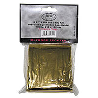 Рятувальна ковдра ізотермічна золотиста/срібляста MFH лучшая цена с быстрой доставкой по Украине