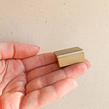 Мініатюра бокс для зберігання 2.8*1.9 см Золото, фото 2