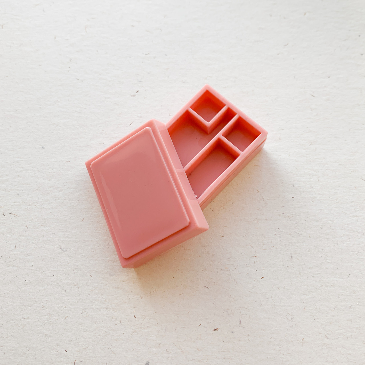 Мініатюра міні-бокс для їжі 4*1.5*3 см Рожевий, фото 1