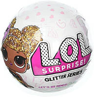 Игровой набор c Куклой ЛОЛ Глиттер серия Блестящий сюрприз LOL Surprise Tots Ball Glitter Series