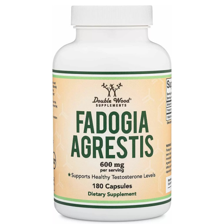 Тестостеронова добавка Double Wood Fadogia Agrestis 600 mg 180 Caps