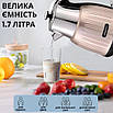 Електрочайник Sokany SK-SH-1055 1,8 л 3000 Вт безшумний неіржавка автоматичне вимкнення індикатор води, фото 4