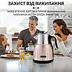 Електрочайник Sokany SK-SH-1055 1,8 л 3000 Вт безшумний неіржавка автоматичне вимкнення індикатор води, фото 5