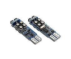 Світлодіодні лампи T10 W5W з пультом RGB різнокольорові 12V 3528 10LED, стробоскоп (з пам'яттю), фото 6