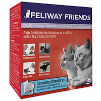 Дифузор Ceva Feliway Friends + змінний блок для зняття стресу і корекції поведінки у кішок, 48 мл