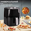 Аерофритюрниця SOKANY SK-ZG-8028 5 л 1400 Вт до 200 °C з таймером і захистом від перегрівання, фото 6